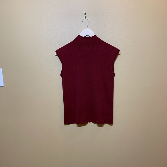 3/$20 Mock Turtleneck Sleeveless Sweater A11 - Picture 2 of 5